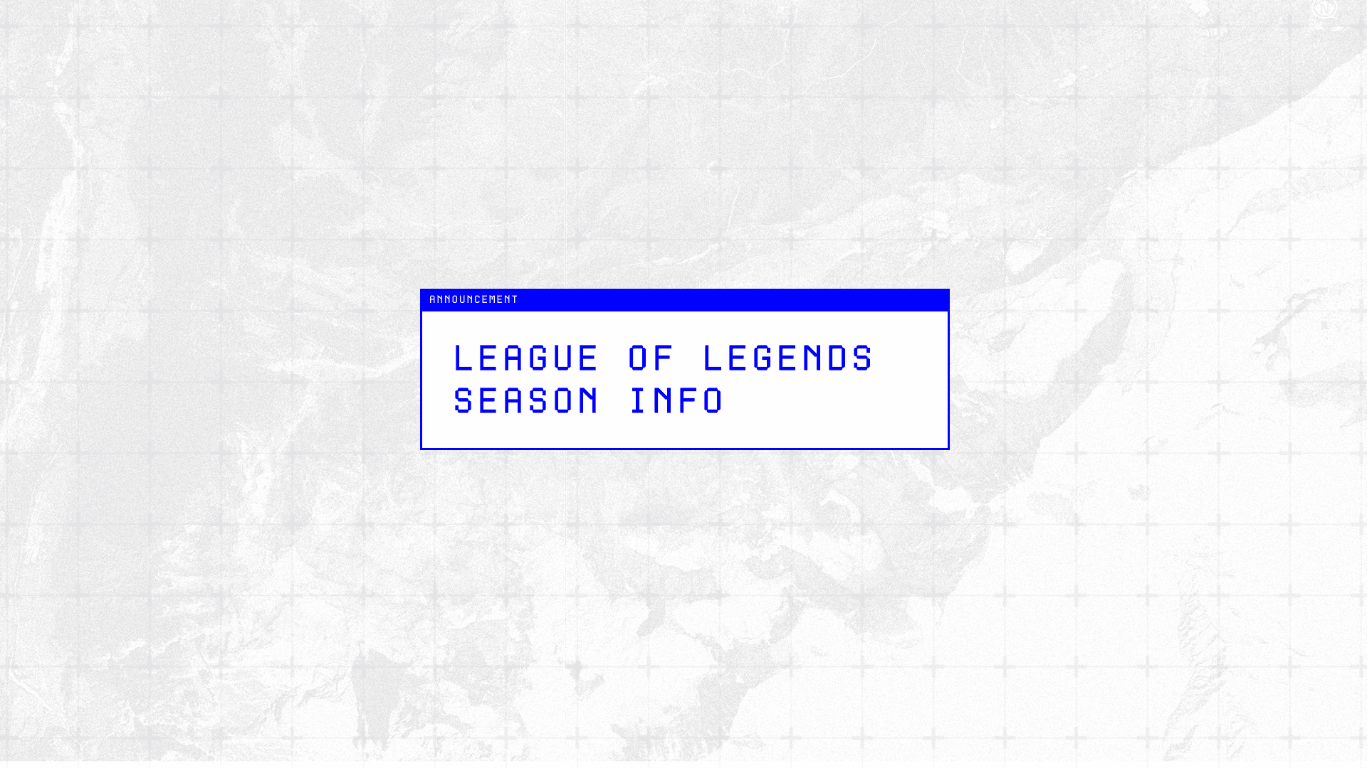 League of Legends Season Info